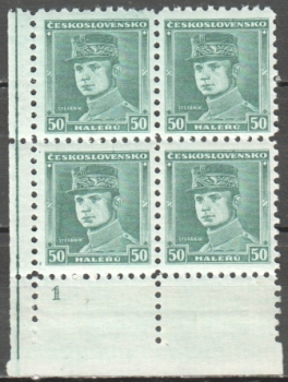 291 / 1 čtyřblok - L D ** - 1935